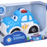 Politi bil med effekter 15 cm