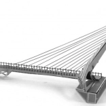 Metal Earth 3D-puslespil Sundial Bridge