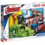 Puslespil 104 brikker MARVEL The Avengers