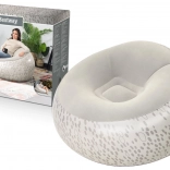 Oppustelig lænestol Bestway grå