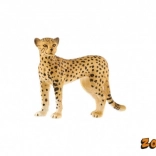 Figur af slank gepard 8 cm – realistisk plastmodel