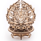 Træ mekanisk 3D-puslespil blomst UGEARS (101 dele)