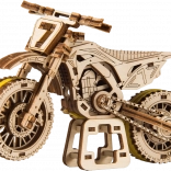 Træ 3D puslespil motorcykel MotoCross WOODEN CITY (88 dele)