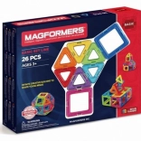 Magnetiske byggesæt grundsæt 26 elementer