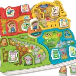 Interaktiv gård for børn med melodier og lyde