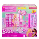 BARBIE drømmegarderobe med tøj og tilbehør (uden dukke)