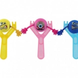 Plastikslynge med smiley 14 cm i tre farver