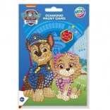 Kreativt sæt diamantmaling PAW PATROL 18 × 12,5 cm