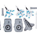 Raket med affyringsrampe og tilbehør