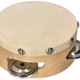 Tamburin Goki med tre cymbaler