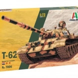 Plastikmodel af T-62 kampvogn 1:72 Italeri