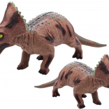 stor dinosaurfigur triceratops med lyd 36 cm brun