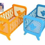 Dukkeseng i plast uden sengetøj