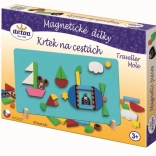 Magnetiske Brikker Muldvarpen på Rejse