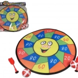 Skive med pile og bolde - 36 cm