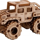 Træ 3D-puslespil – monstertruck 2