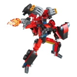 qman iron fist commander – transformerende robot og kampkøretøj, 333 dele