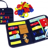 Sensorisk børne-aktivitetsbræt