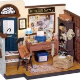 Rolife DIY dukkehus: Moses detektivkontor med LED-belysning