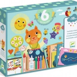 Kreativt sæt: kat og venner DJECO