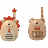 Safari walkie-talkier med lygte