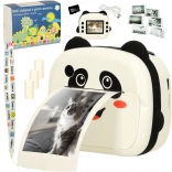 Instant-kamera til børn med termisk printer Panda + 32GB kort og papir