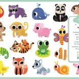 Klistermærker til de mindste - Legende dyreunger