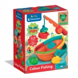 Logisk fiskespil med fiskestang og båd CLEMENTONI