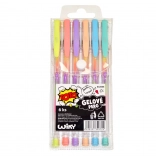 Gelpenne Regnbue – sæt med 6 stk.