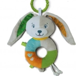 Plysbamse-rangle kanin CLEMENTONI Baby