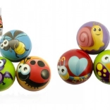 Skumbold med dyremotiver 10 cm, mix af farver