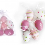 Dekorative malede plastikæg