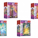 Mini puslespil DISNEY PRINCESS 54 brikker – 4 motiver