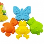 plastforme til sand dyr, sæt 4 stk i net