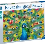 Puslespil 2000 brikker – påfuglelandskab RAVENSBURGER