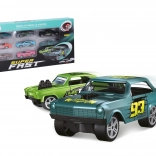 Sæt med 8 metalbiler 7,5 cm