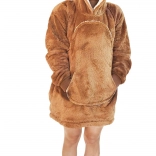 Varm hoodie-tæppe med hætte kapybara COZY NOXXIEZ til teenagere og voksne