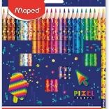 Farveblyanter MAPED Pixel Party 24 stk