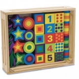 Store perler til børn at snøre