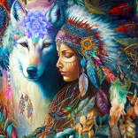 Puslespil Indfødt prinsesse 1000 brikker