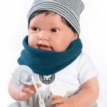 Antonio Juan Pipo Hair – realistisk babydukke 42 cm med blød krop