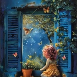 Puslespil Blå Nat 500 brikker