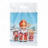 Plastisk gavepose med Sankt Nikolaus-motiv 29×46 cm