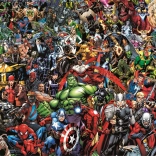 Samlerpuslespil 1000 brikker Compact Puzzle Marvel