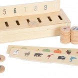 Small Foot træbillede-sorteringsindsats 60 dele