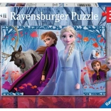 RAVENSBURGER puslespil Frost 2, 2x12 brikker