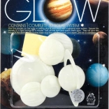 Selvlysende planeter 3D 4M – solsystem-sæt til væggen