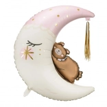 Foliebalon bamse på månen 71 × 86 cm