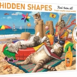 TREFL Puslespil Hidden Shapes: Kattens ferie 1011 brikker