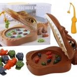 Magnetisk fiskespil Krokodille – brun